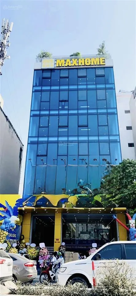Chính chủ cho thuê nhà 10m mặt tiền ngã 4 vạn phúc hà đông, t190m2, t2345 6 7 130m2 sd