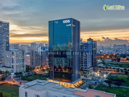 Cho thuê văn phòng uoa tower quận 7, dt 100m², 150m², 2000m² giá chỉ từ 400 nghìn/m²/th