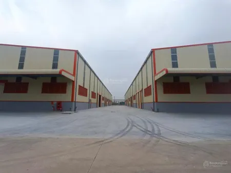 Siêu phẩm kho xưởng nguên khê, đông anh. dt 7000m2, mt 100 điện 3fa xuất vat xe công vào pccc