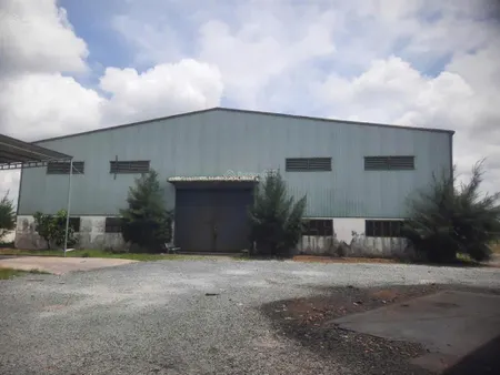 Cho thuê kho xưởng 2.100m2 cần giuộc. hệ thống pccc, điện bình sản xuất