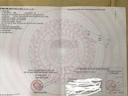 Cho thuê nhà nguyên căn. Lô B27 Khu đấu giá DG06 thị trấn Quốc Oai đối diện chợ Quốc Oai