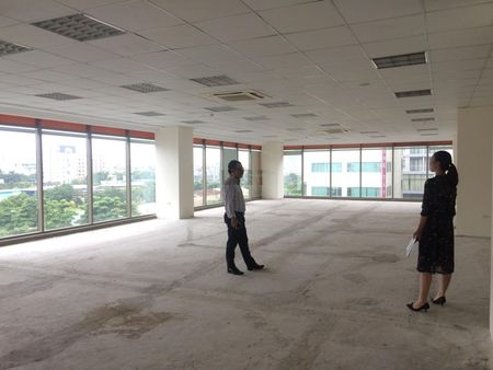 Cho thuê VP tòa Hàn Việt Tower, Minh Khai, Hà Nội 50m2, 100m2, 200m2, 1000m2 giá tốt