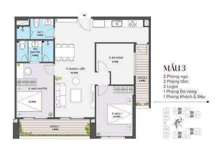 Cho thuê The Wisteria, 3 ngủ - Full đồ - Y ảnh, Đông Nam mát mẻ quanh năm chỉ 12tr/1 tháng chuẩn
