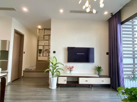 Cho thuê căn hộ 1 phòng ngủ tại Vinhomes Oceanpark từ nguyên bản tới đầy đủ nội thất, có slot ô tô