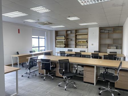 Cho thuê VP toà Intracom 2 Bắc Từ Liêm. DT linh hoạt 25m²-150m²-235m²-385m²-405m², giá 100k/m2/th