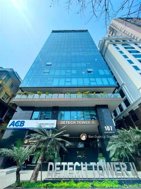 Cho thuê vp tại tòa nhà detech tower 2 nguyễn phong sắc, dt 150m²198m²285m²400m², giá 120k/m2/th