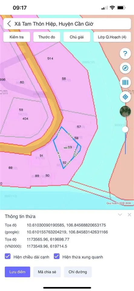Mặt tiền nhựa bà xán, bình khánh view sông(tắc tây đen)