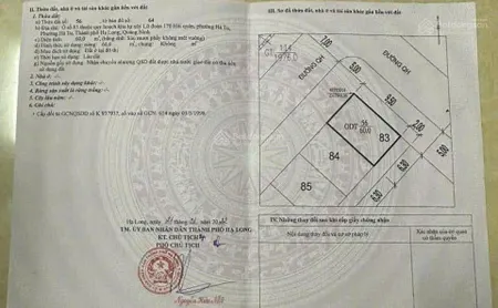 Chính chủ gửi bán ô góc 60m 2 mặt đường to , ở dự án phân lô gần trạm y tế phường hà tu