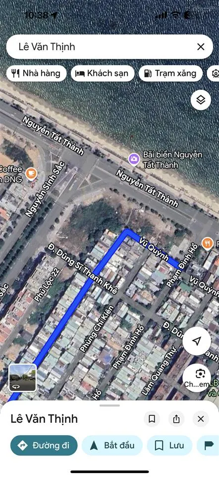 Góc 2 mt đường 7m5 dũng sĩ thanh khê và lê văn thịnh . cách biển nguyễn tất thành chỉ 100m
