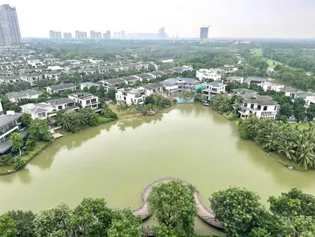 Bán căn 2 ngủ 2vs view biệt thự đảo toà skyforest ecopark giá 5.350 tỷ bao phí