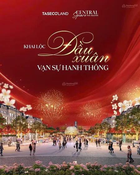 Duy nhất suất nội bộ mặt quảng trường central square thái nguyên