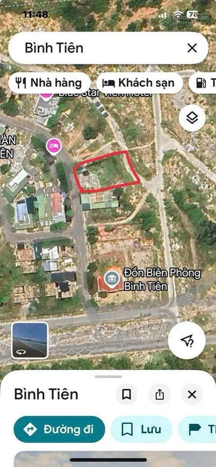 Đất vàng mặt biển bình tiên tuyệt tác 2 mặt tiền sổ đỏ lâu dài