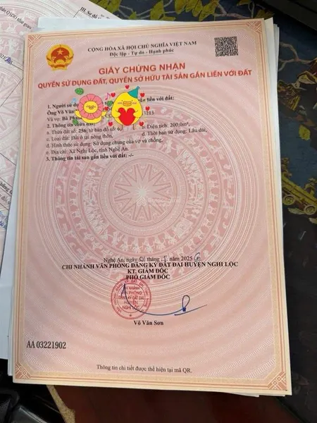 Bán nhanh đất quán hành xã nghi lộc mới
