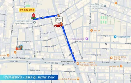 Bán đất hẻm ô tô tên lửa, 4.3 x 19m, giá 5.75 tỷ, gần aeon mall (tín hưng)