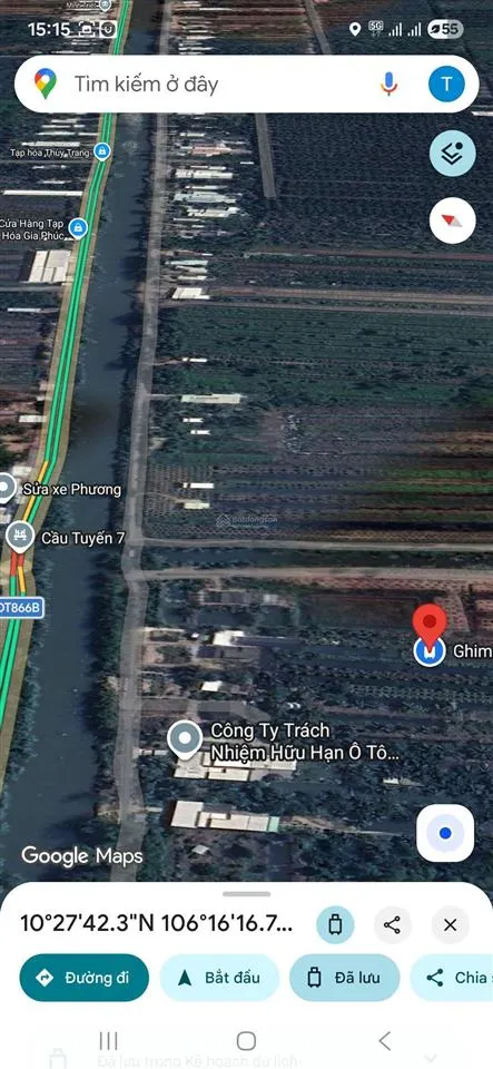 Ban đất diện tích 1100m2 giá 1.2 tỷ