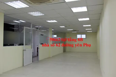 Sẵn mặt bằng VP 45m ngay mặt đường Yên Phụ, cho thuê giá rẻ
