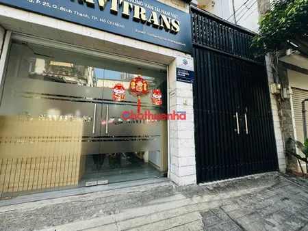 CHO THUÊ NHÀ MẶT TIỀN ĐƯỜNG TÂN CẢNG, PHƯỜNG 25, BÌNH THẠNH - NGANG 6M