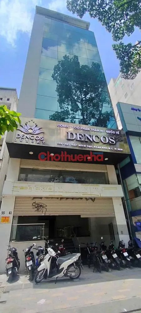 CHO THUÊ TÒA NHÀ 559 561 TRẦN HƯNG ĐẠO QUẬN 1 - TUYẾN ĐƯỜNG KINH DOANH SẦM UẤT - DT 8 X 20M - 9 TẦNG THANG MÁY