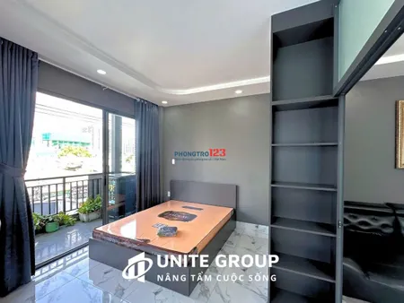 Căn hộ 1 phòng ngủ, ban công ở Huỳnh Tấn Phát, quận 7. Gần Phú Mỹ Hưng, cầu Tân Thuận, khu Chế Xuất