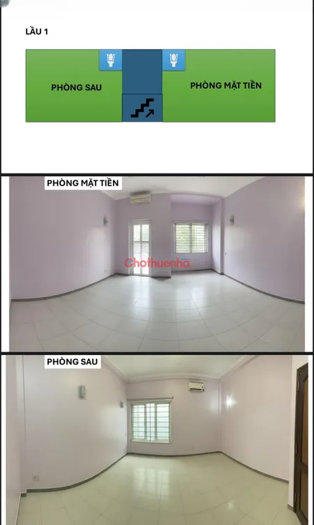 Cho thuê nhà Bạch Đằng Hẻm xe hơi- p24, Quận Bình Thạnh
