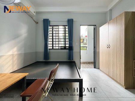 Cho thuê phòng studio ban công full nội thất_có bảo vệ 24/24_thang máy_vào ở liền