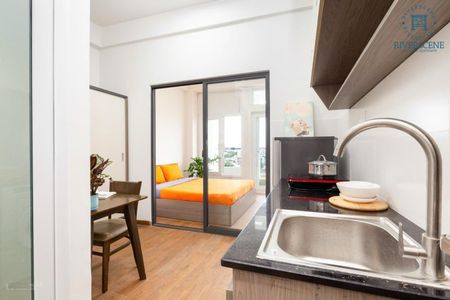 Cho thuê phòng full nội thất 40m2, thang máy, máy giặt riêng, đường Tôn Thất Thuyết Quận 4
