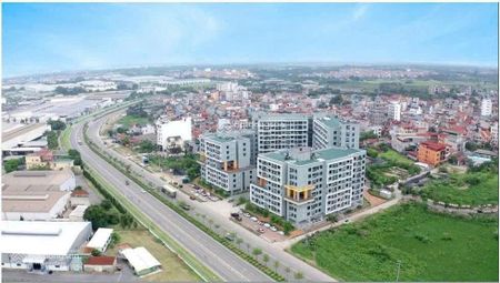 Cho thuê căn hộ 2PN, 2WC, 58.4m2 tại Thăng Long Green City làm văn phòng, hoặc để ở, 6 triệu VND