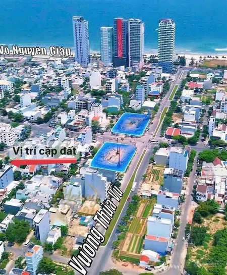 Bán đất nguyễn đức an, gần hồ nghinh, cách biển 300m, xây được 9 tầng, giá chỉ 22,x tỷ