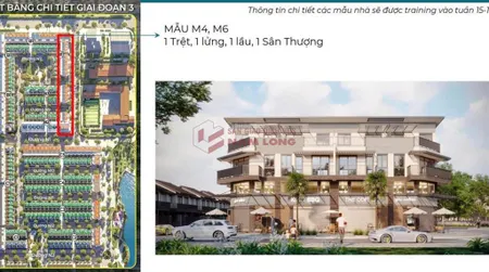 Shophouse nam long 2 đối diện trường tiểu học, mẫu giáo