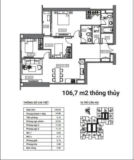 Chính chủ gửi bán nhanh trong tháng giêng âm lịch căn 107m2