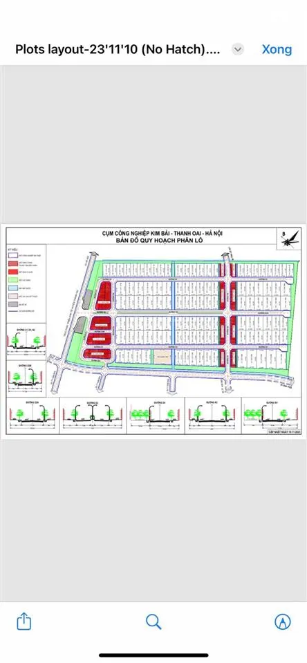 Kcn kim bài thanh oai vị trí đẹp, giá hợp lý.
