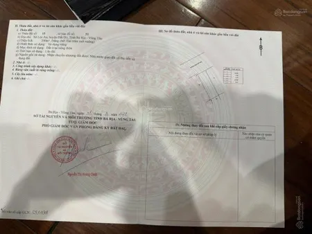 Bán lô đất ngay biển hồ tràm bà rịa vũng tàu. vị trí cách biển chỉ 2km