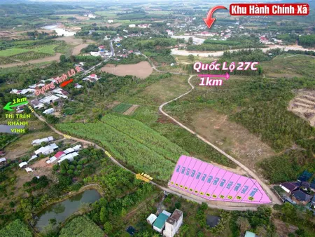 Bán đất vùng ven nha trang xã khánh vĩnh khánh vĩnh dt 150m2 giá 400tr