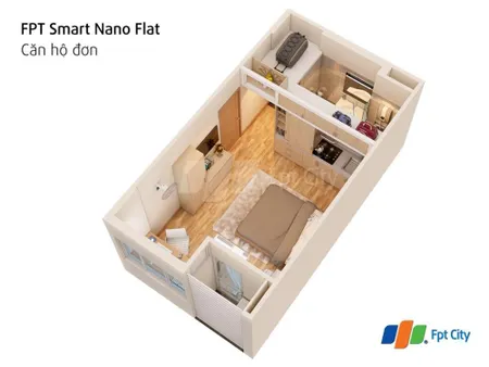 Cần bán căn 1pn fpt 1 chính chủ view hồ bơi