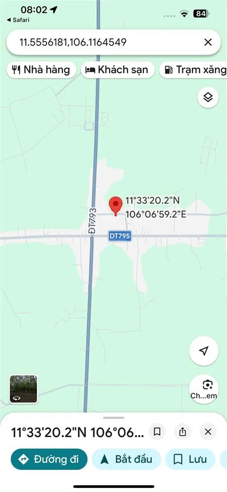 Đất đẹp gần vòng xoay tân châu, dt 200m² thổ cư, giá chỉ 2.4 tỷ, khu dân cư hiện hữu
