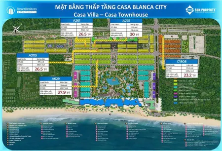 Suất ngoại giao chiết khấu 20% nhà phố, biệt thự blanca city. giá chỉ 18 tỷ/ căn nhà phố 134m2