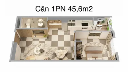 Bán căn 1pn chung cư hà nội cách mỹ đình chỉ 20ph phenikaa tower nằm lõi kđt hoà lạc