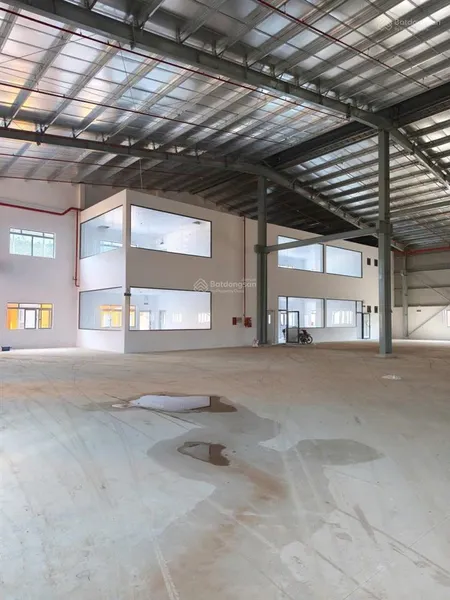 Nhà xưởng 1900m2 kcn đức hòa cho thuê 90tr/tháng lâu dài