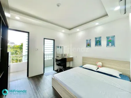 Cho thuê phòng ban công, bếp tách biệt, 5,8 triệu, 35m2 ở trường sa, p12, q3, hcm, giá siêu hời