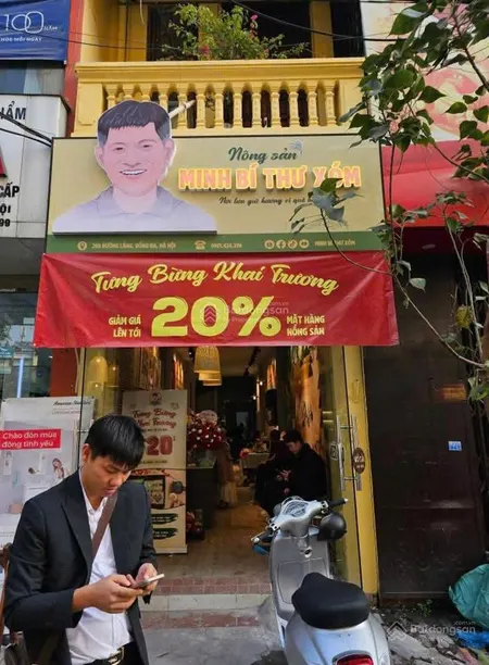 Cho thuê nhà kinh doanh đường láng ngã tư sở