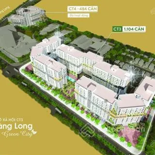 Cho thuê căn hộ 2pn, 2wc, 58.4m2 tại thăng long green city làm văn phòng, hoặc để ở, 6 triệu vnd