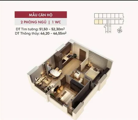 Còn xót lại căn 2 pn rẻ nhất fresia riveside giá 1 tỷ 852 đã vat, hướng đn view hồ bơi, công viên