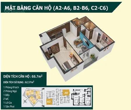 Cần 300 triệu bán nhanh căn hộ 62m2, 2 phòng ngủ, p3. mỹ tho, cho trả góp hàng tháng từ 5 triệu