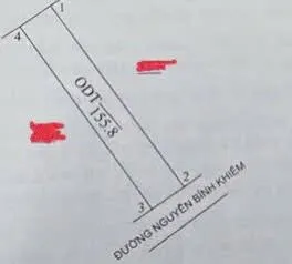 Mặt tiền nguyễn bỉnh khiêm gần cầu vượt đông hải