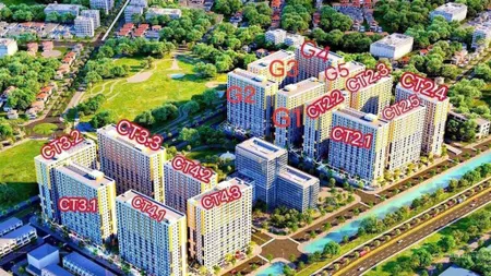 Gấp! bán căn thương mại studio 30,4m2 tại chung cư evergreen việt yên bắc giang giá 1,x tỷ