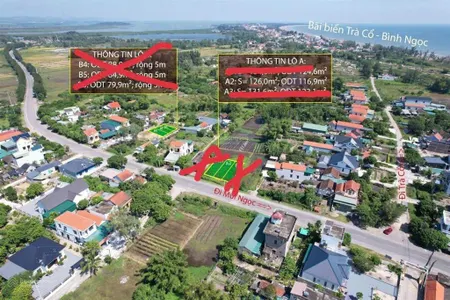 16,8tr/m2 mặt đường sổ đỏ bình ngọc 126m2