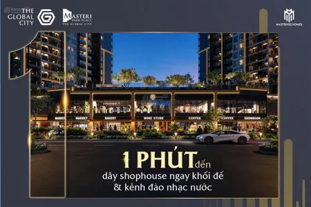 Bán cc the global city, giá ưu đãi 8,7 tỷ, diện tích 80m2, view nhạc nước