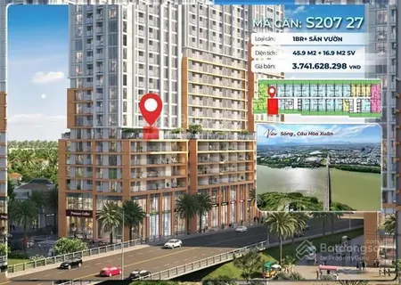 Hàng hiếm căn sân vườn tầng 7 spana tower