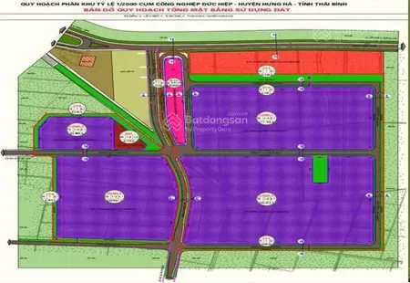 Chủ cụm công nghiệp đức hiệp tổng 60, ha. chia nhỏ 5000 m2 huyện hưng hà, thái bình cũ