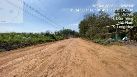 Đất long hòa 63, dầu tiếng, bình dương. dt 16.723m2. đường 10m. giá 12,5 tỷ